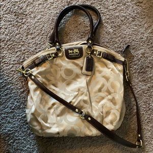 Coach shoulder or cross body medium bag & wallet